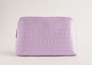 Ted Baker CROCALA Croc Detail Debossed Makeup Μικρό Νεσεσέρ 253577