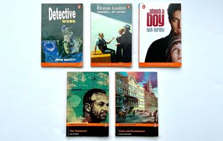 Πακέτο 5 Ξενόγλωσσα Βιβλία Εκμάθησης Αγγλικών - DETECTIVE WORK / FAREWELL, MY LOVELY/ ABOUT A BOY / THE TESTAMENT / CRIME AND PUNISHMENT - Levels: 4 & 6 - Εκδόσεις PENGUIN Books