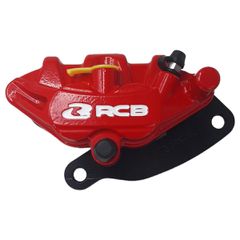 Δαγκάνα διπίστονη E-Series Yamaha Crypton X 135 RACING BOY κόκκινη