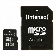 Κάρτα Μνήμης Intenso Performance R90 microSDHC 32GB Class 10 U1 UHS-I with Adapter