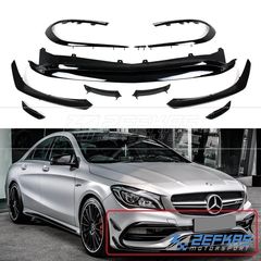 Πρόσθετα σπόϊλερ προφυλακτήρα εμπρός MERCEDES CLA W117 Facelift (2016-2019) look AMG Edition I