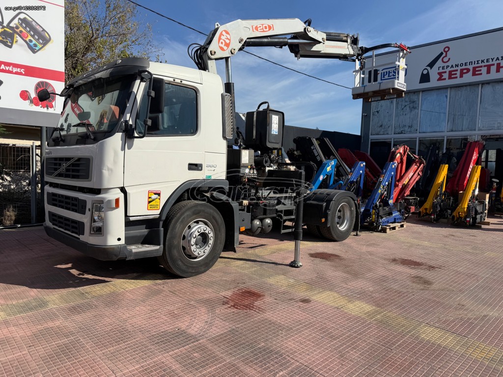 Γερανοί - Φορτηγά Με Γερανό Volvo 2008 FM 380 EURO4 PM20 3+3JIP RADIO
