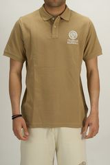 Franklin & Marshall Ανδρική Βαμβακερή Μπλούζα Polo  Μπεζ Regular Fit (JM6005.000.3005P01-402) (100% Βαμβάκι)