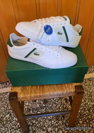 Lacoste δερμάτινα sneakers No 45 καινούργια! (-35%)