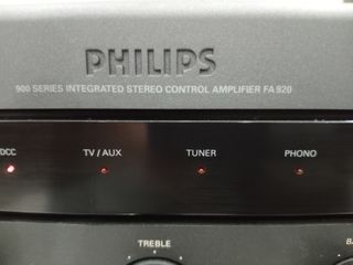 PHILIPS INTEGRATED STEREO CONTROL AMPLIFIER FA 920-thumb-2