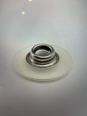 YYK Snad Flexible White Fastener 25mm. YYK Εύκαμπτη Άσπρη Αρσενική βάση 25 χιλιοστά, αυτοκόλητο ιδανικό για κοίλες επιφάνειες.