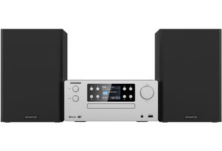 KENWOOD MICRO HI-FI SYSTEM DAB, CD, USB, BT &AUDIO; STREAMING SILVER M-925DAB-S