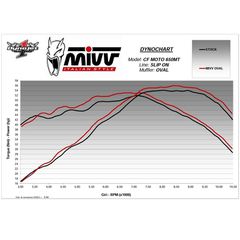 Τελικο Εξατμισης Slip On Oval Cf Moto Mt 650 21-23 S.steel/S.steel | Mivv