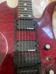 BC Rich Mockingbird Transparent Red with Floyd Rose 