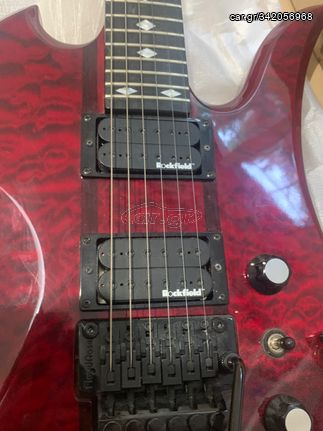 BC Rich Mockingbird Transparent Red with Floyd Rose 