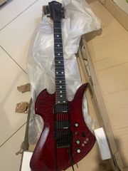 BC Rich Mockingbird ST Transparent Red with Floyd Rose 
