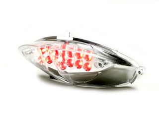  Φανάρι Πισω BGM LED Με Ενσωματωμένα Φλας Για Peugeot Spedfight 1/2 50-100cc 1998-2008 Μοντέλα Καινούργιο Γνήσιο