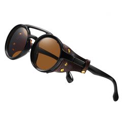 Retro Premium Cool Στρογγυλά Γυαλιά Ηλίου Steampunk