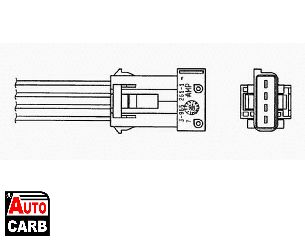 Αισθητήρας Λάμδα NGK 1813 για CITROEN BERLINGO 1996-2011, CITROEN C2 2003-2017, CITROEN C3 2002-