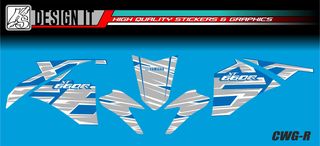 YAMAHA 660 XTX-R ΑΥΤΟΚΟΛΛΗΤΑ ΣΕΤ GEN1 - CBW R & X - ΓΙΑ ΜΠΛΕ ΠΛΑΣΤΙΚΑ-thumb-9