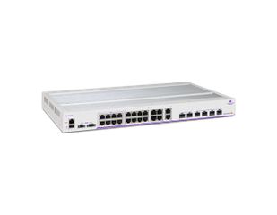 Alcatel Lucent OS6465-P28-EU OmniSwitch 28 Ports Fixed configuration Hardened Fanless 19”rack width chassis Gigabit PoE Switch