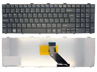 Πληκτρολόγιο Laptop FUJITSU	LifeBook A512 CP513253-01 laptop keyboard- UK Black(Κωδ.40148UK)