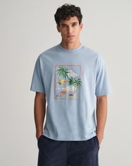 Gant Ανδρικό Hawaiian Print Κοντομάνικο T-Shirt 2013080