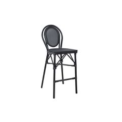ΣΚΑΜΠΟ ΑΛΟΥΜΙΝΙΟΥ AZARIA HM5060 BAMBOO LOOK ΜΑΥΡΟ ΜΕ TEXTLINE 44x52x115Υεκ.