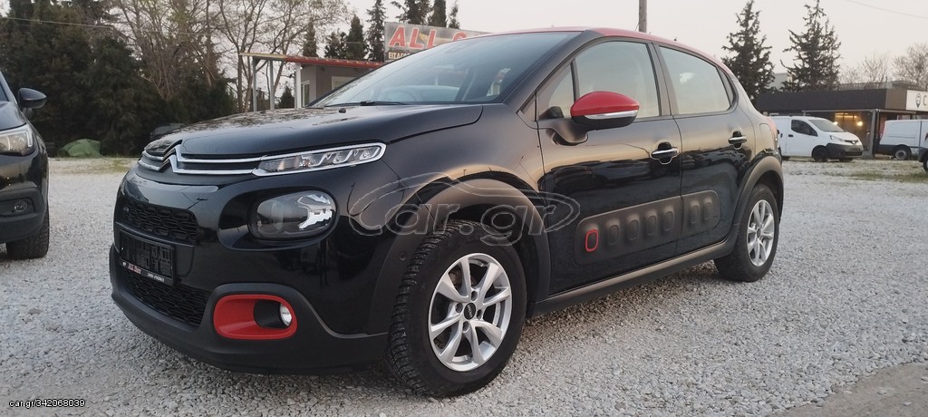 Citroen C3 '18 PureTech Stop&Start Red BLACK