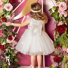 Dolce Bambini 9794-1 Φόρεμα Βάπτισης 2τμχ Ivory