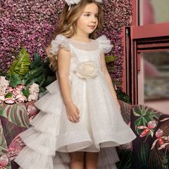 Dolce Bambini 9779-1 Φόρεμα Βάπτισης 2τμχ Ivory