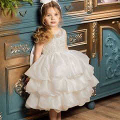 Dolce Bambini 9778-1 Φόρεμα Βάπτισης 2τμχ Ivory