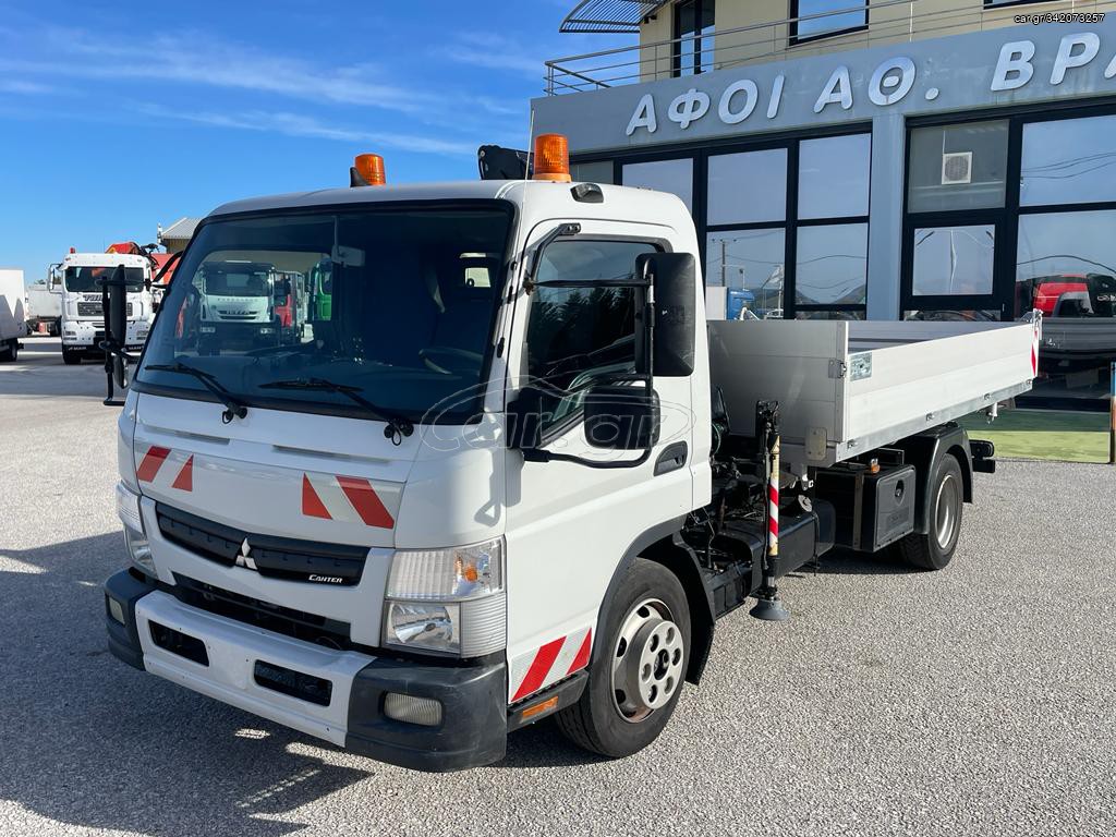 Ανατροπή + Γερανός Mitsubishi 2015 9C18 FUSO CANTER / EURO 6a