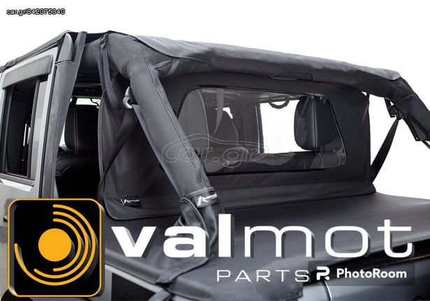 JEEP WRANGLER JK ΑΝΕΜΟΘΡΑΥΣΤΗΣ,ΚΟΥΚΟΥΛΑ,SOFT TOP ,*VALMOT PREMIUM PARTS*