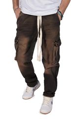 Cargo Jeans Brown Ανδρικό Relaxed Fit - ART-NAP06-BK20