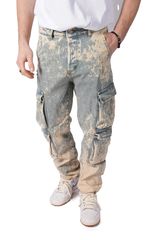 Multi Pocket Jeans Acid Wash Ανδρικό Relaxed Fit - ART-BICE-DM45