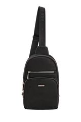 David Jones ανδρική τσάντα χιαστή μαύρη  - 925504-31