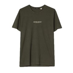 Kaotiko Mojave Elements Washed T-shirt Army Green Γυναικείο Boyfriend Fit - AO086-01-G002-W