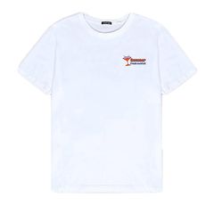 Kaotiko Washed Tropical Bar T-shirt White Γυναικείο Boyfriend Fit - AO018-01-G002-W
