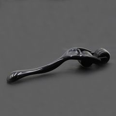 BDSM Black Pinwheel with 2 Rotating Spike Rollers-thumb-1