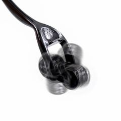 BDSM Black Pinwheel with 2 Rotating Spike Rollers-thumb-8