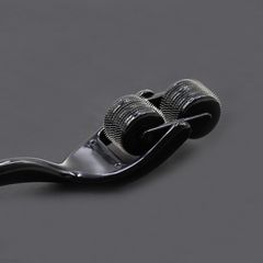 BDSM Black Pinwheel with 2 Rotating Spike Rollers-thumb-2