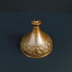 Ροζέτα οροφής ανάγλυφη χάλκινη, vintage.