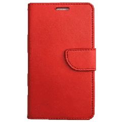 Θήκη, Xiaomi Redmi Note 13 Pro 5g / Poco X6 5g Wallet Case Με Βάση Στήριξης, Υποδοχές Καρτών Και Μαγνητικό Κούμπωμα Flip Wallet, κόκκινο