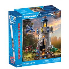 PLAYMOBIL ΛΑΜΠΑΔΑ Πύργος Ιπποτών με δράκο και σιδηρουργό