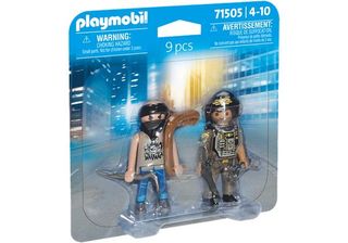 PLAYMOBIL DuoPack Κλέφτης και Αστυνόμος #71505