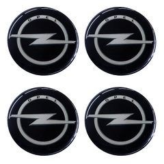 OPEL ΑΥΤΟΚΟΛΛΗΤΑ ΣΗΜΑΤΑ ΖΑΝΤΩΝ 6 cm ΜΑΥΡΟ/ΧΡΩΜΙΟ LOGO ΟΛΟΓΡΑΦΩΣ ΜΕ ΕΠΙΚΑΛΥΨΗ ΣΜΑΛΤΟΥ - 4 ΤΕΜ.