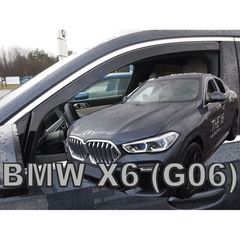 BMW X6 G06 5D 2019+ ΖΕΥΓΑΡΙ ΑΝΕΜΟΘΡΑΥΣΤΕΣ ΑΠΟ ΕΥΚΑΜΠΤΟ ΦΙΜΕ ΠΛΑΣΤΙΚΟ HEKO - 2 ΤΕΜ.