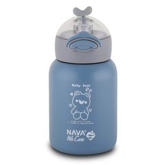 Θερμός Μπουκάλι Ανοξείδωτο "We Care" Blue 350ml Nava 10-110-002