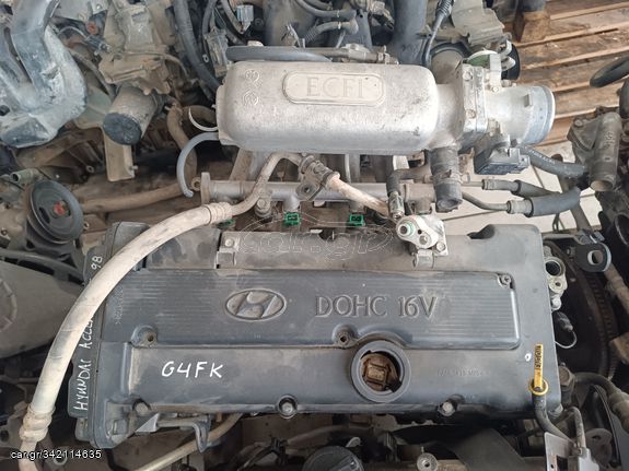 ΚΙΝΗΤΗΡΑΣ - HYUNDAI ACCENT - 1.5 - 101HP - ΜΕ ΚΩΔΙΚΟ.G4FK