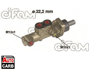 Αντλία Φρένων CIFAM 202246 για OPEL ASTRA 1991-2005, OPEL CALIBRA 1989-1997, OPEL KADETT 1984-1993