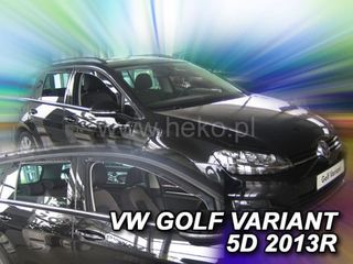 ΑΝΕΜΟΘΡΑΥΣΤΕΣ ΓΙΑ VW GOLF 7 VARIANT 5D 2013R->(+OT) ΣΕΤ ΑΥΤΟΚΙΝΗΤΟΥ ΑΠΟ ΕΥΚΑΜΠΤΟ ΦΙΜΕ ΠΛΑΣΤΙΚΟ HEKO - 4 ΤΕΜ.