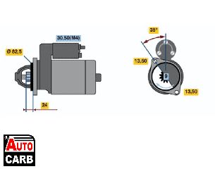 Μίζα BOSCH 0001362076