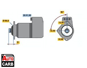 Μίζα BOSCH 0001416033