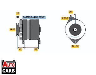 Δυναμό BOSCH 0120469999